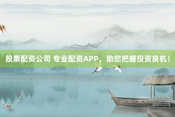 股票配资公司 专业配资APP，助您把握投资良机！