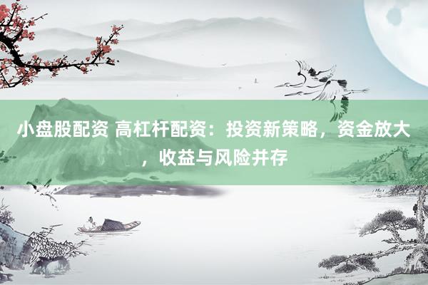 小盘股配资 高杠杆配资：投资新策略，资金放大，收益与风险并存