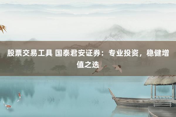 股票交易工具 国泰君安证券：专业投资，稳健增值之选
