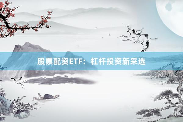 股票配资ETF:杠杆投资新采选