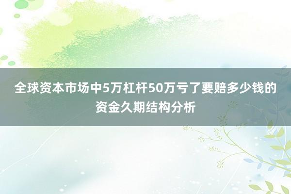 全球资本市场中5万杠杆50万亏了要赔多少钱的资金久期结构分析