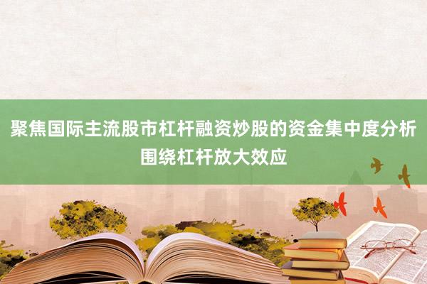 聚焦国际主流股市杠杆融资炒股的资金集中度分析围绕杠杆放大效应