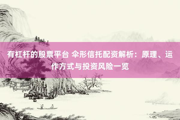 有杠杆的股票平台 伞形信托配资解析：原理、运作方式与投资风险一览
